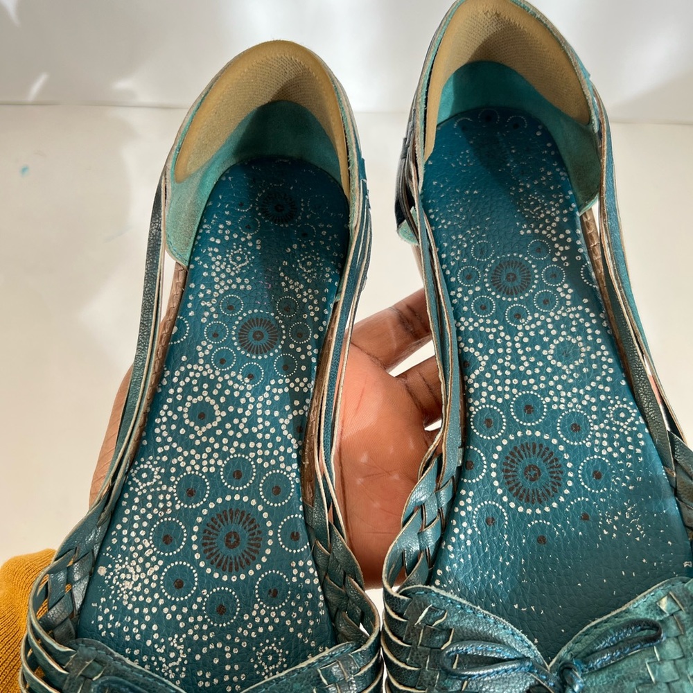 💙 FOREVER 21 💙 Turquoise-Green Sandals - Picture 3 of 5